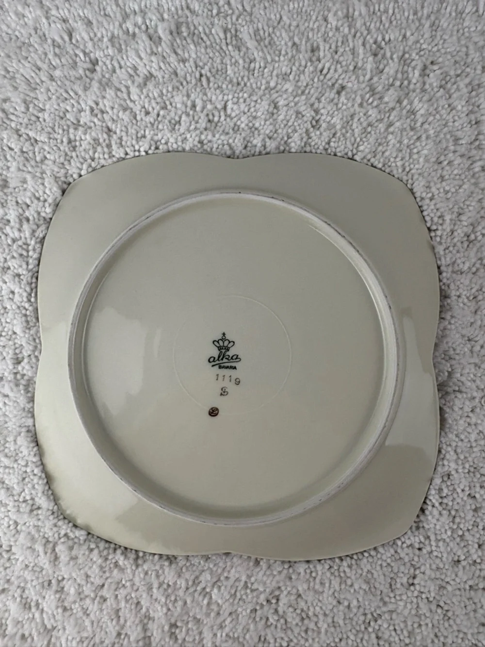 Vintage Alka Kunst Bavaria Porcelain Tea Cup/Saucer/Salad Plate Set